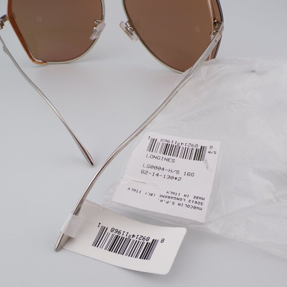 Longines Lux Mirrored Aviator Shades, Summer Spring Rectangle Unisex Quality - Picture 16 of 16
